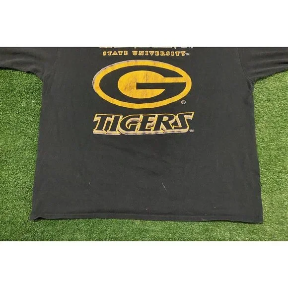 Retro Y2K Grambling State The Almighty Tigers long sleeve t-shirt XL NCAA black - Picture 5 of 10